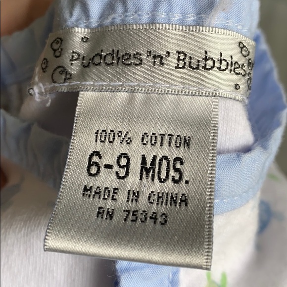 Puddles ‘n’  Bubbles short Sleeve Onesie - Picture 6 of 6